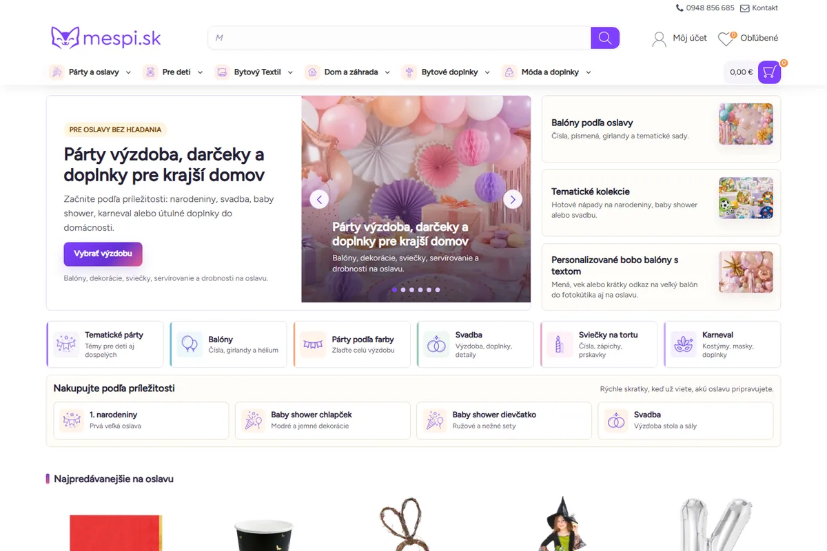 Desktop preview of Mespi.sk