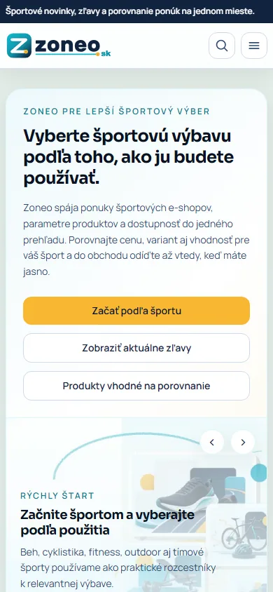 Mobile preview of Zoneo